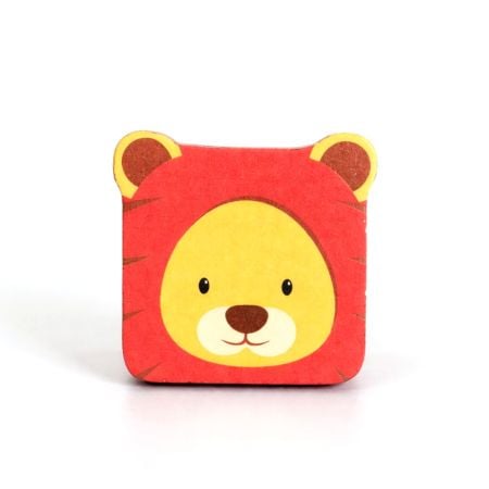 Handmade Acacia Wood Lion Knob for Kids Furniture